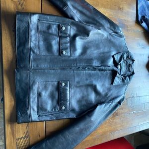 Banana Republic Men’s leather jacket.